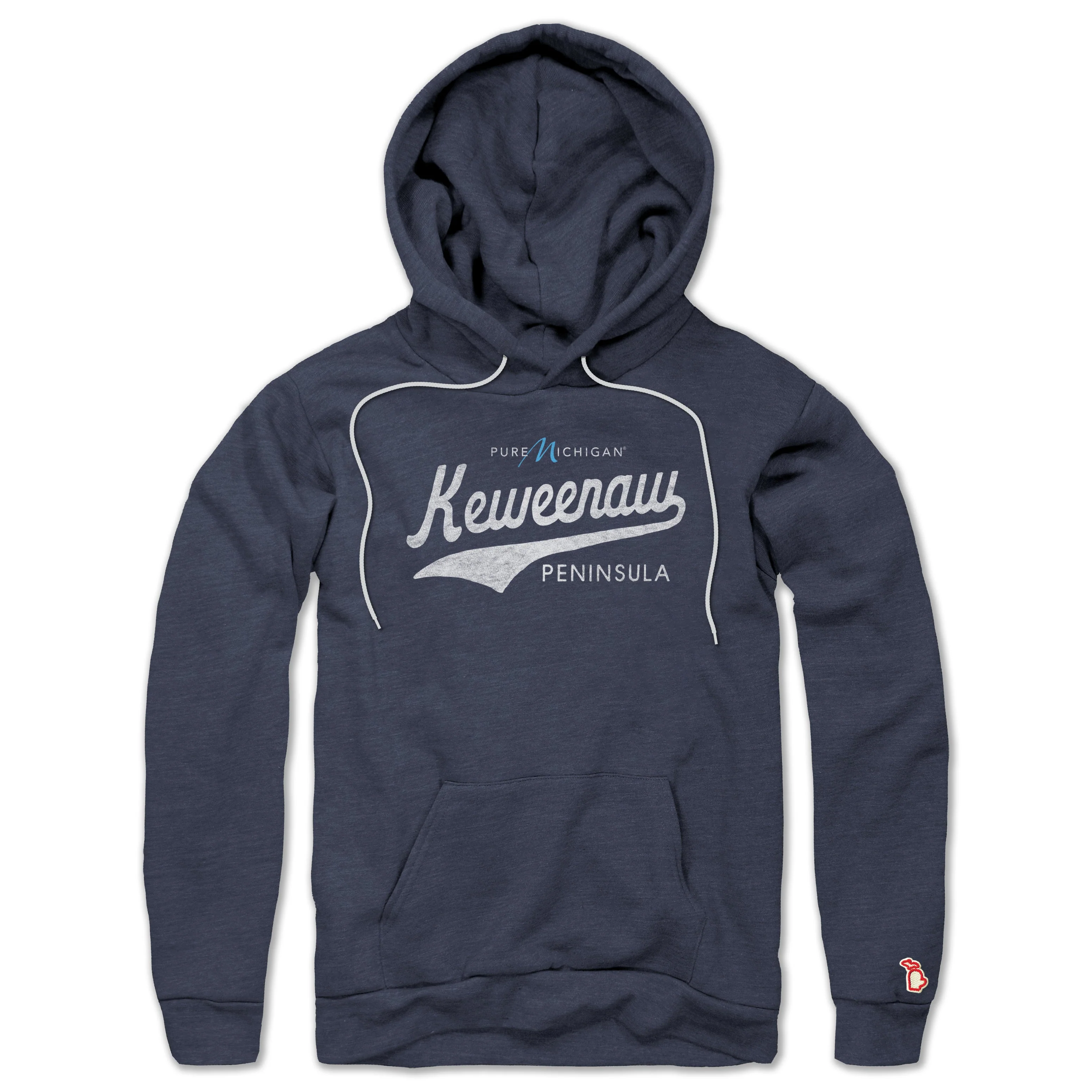 PURE MICHIGAN - KEWEENAW SCRIPT ALL SEASON HOODIE (UNISEX)