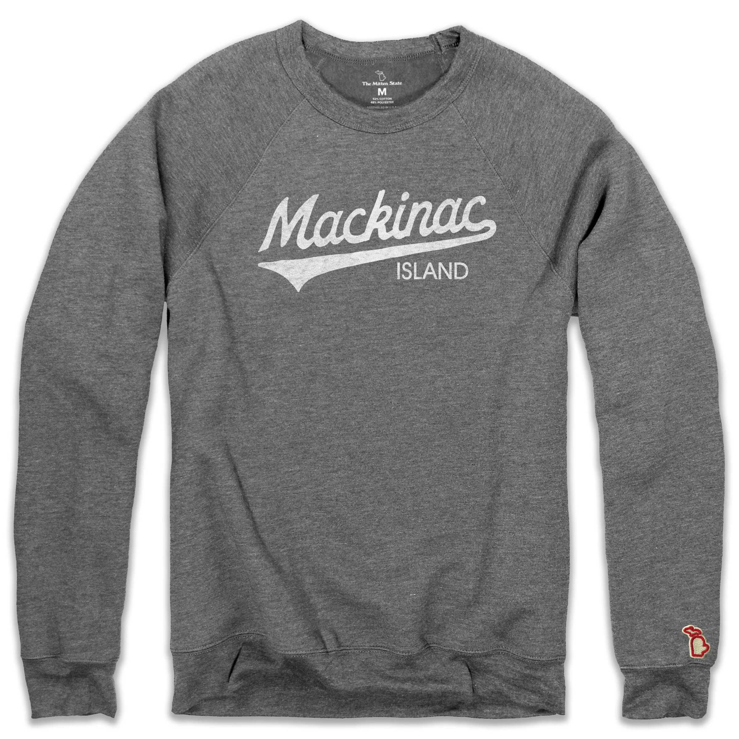 MACKINAC ISLAND SCRIPT FLEECE SWEATSHIRT (UNISEX)