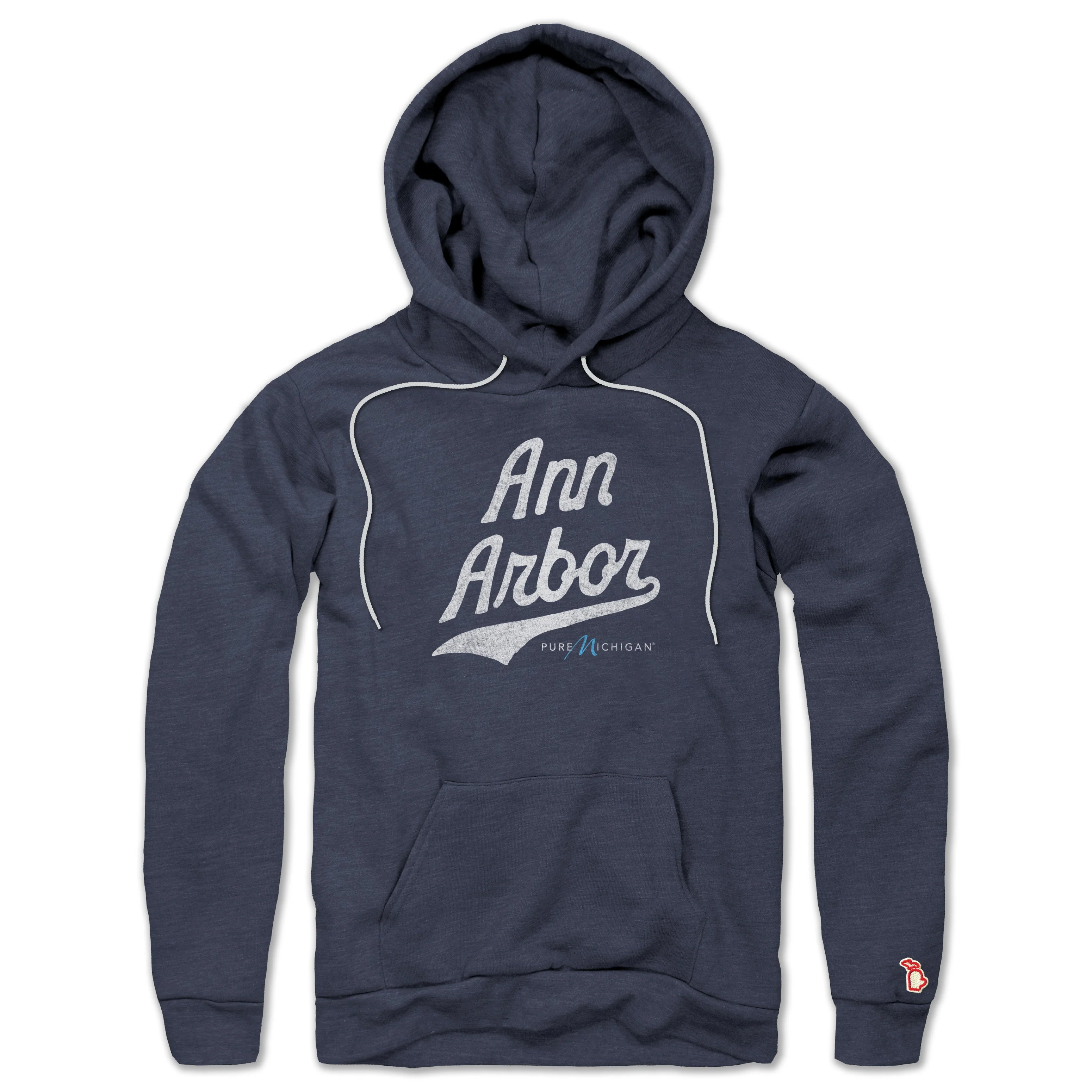 PURE MICHIGAN - ANN ARBOR SCRIPT ALL SEASON HOODIE (UNISEX)