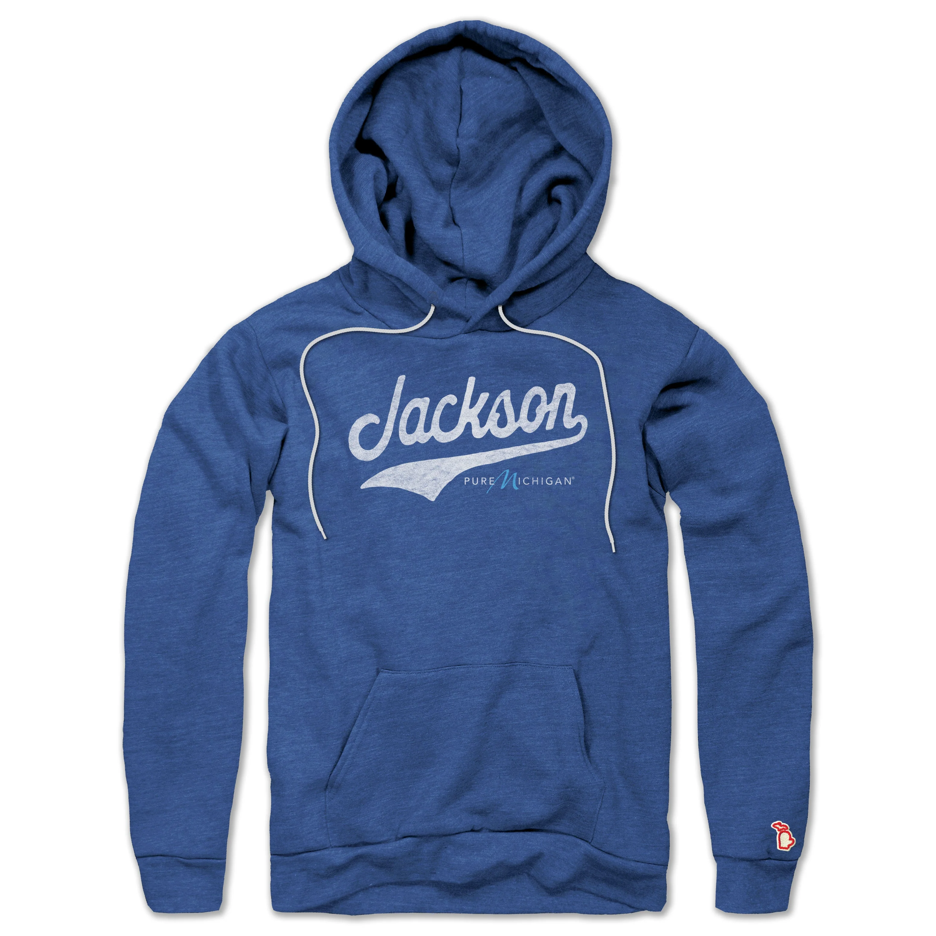 PURE MICHIGAN - JACKSON SCRIPT ALL SEASON HOODIE (UNISEX)