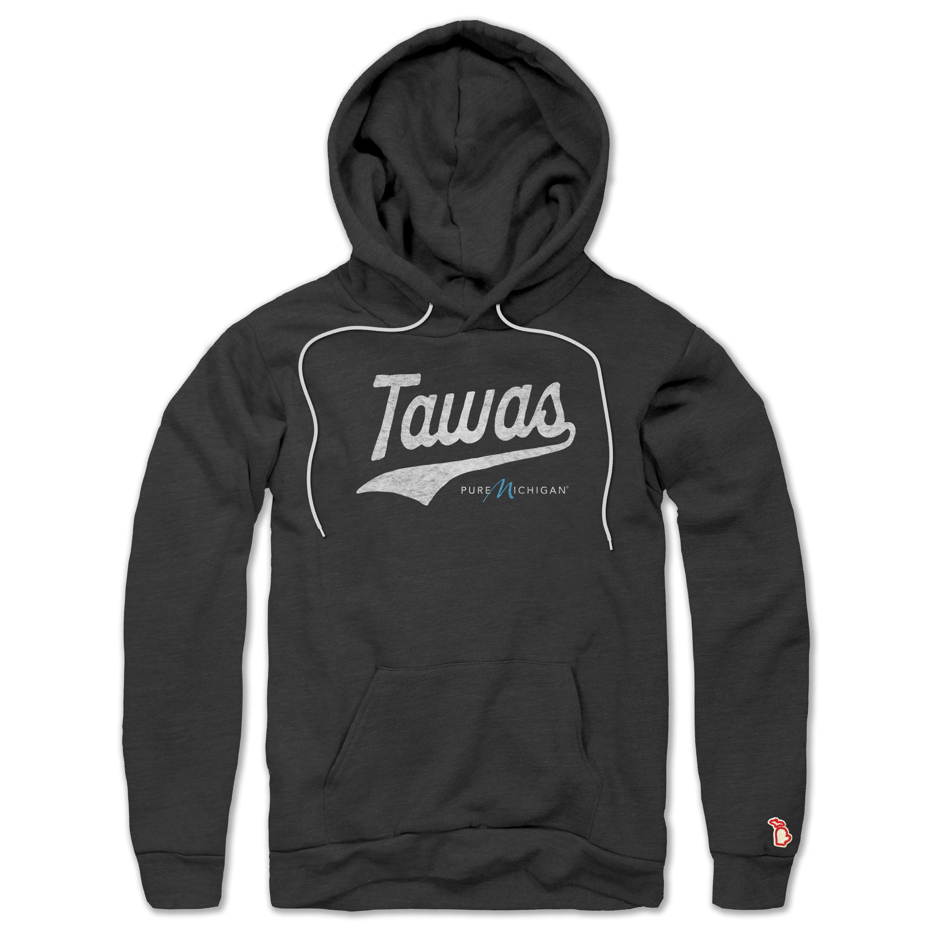 PURE MICHIGAN - TAWAS SCRIPT ALL SEASON HOODIE (UNISEX)
