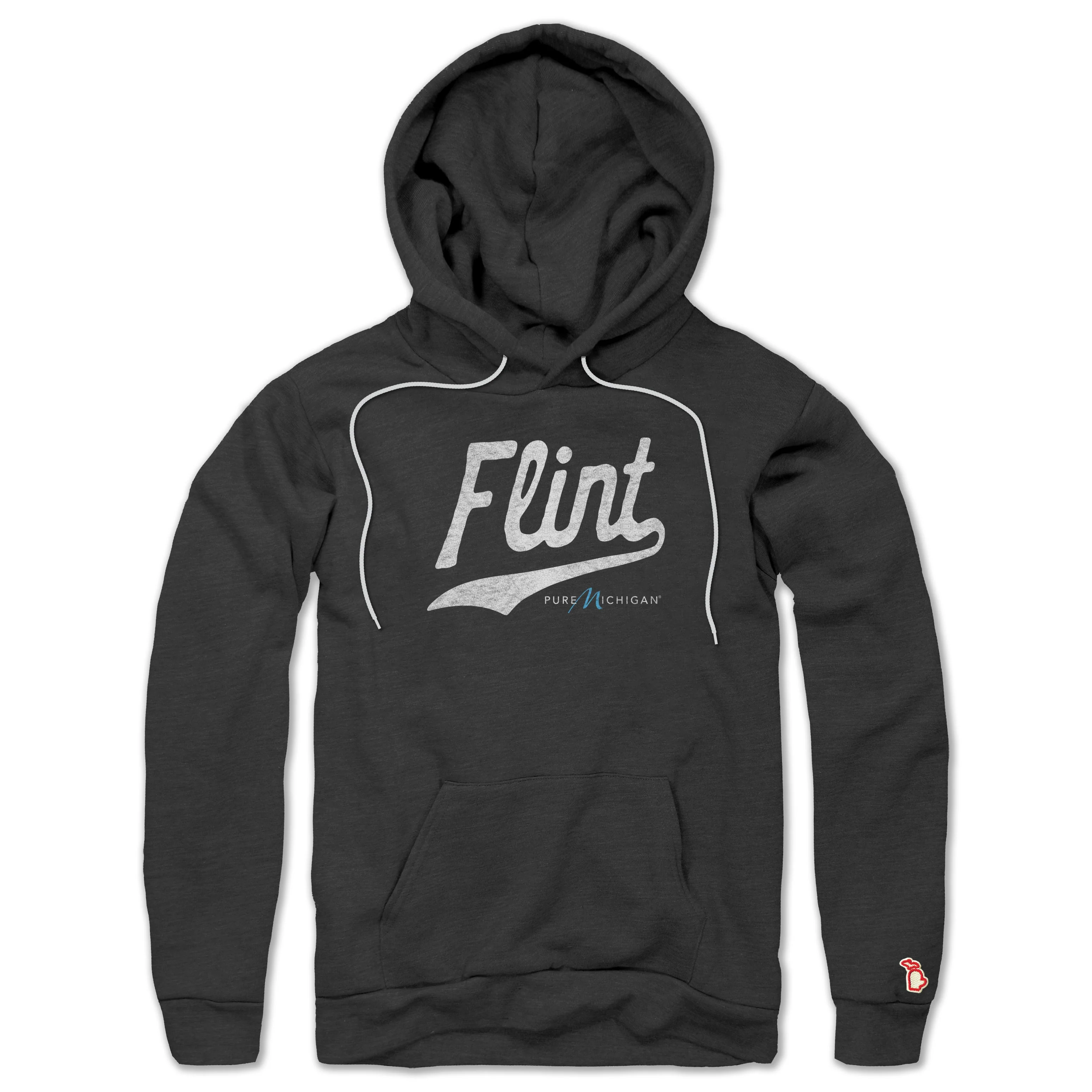 PURE MICHIGAN - FLINT SCRIPT ALL SEASON HOODIE (UNISEX)