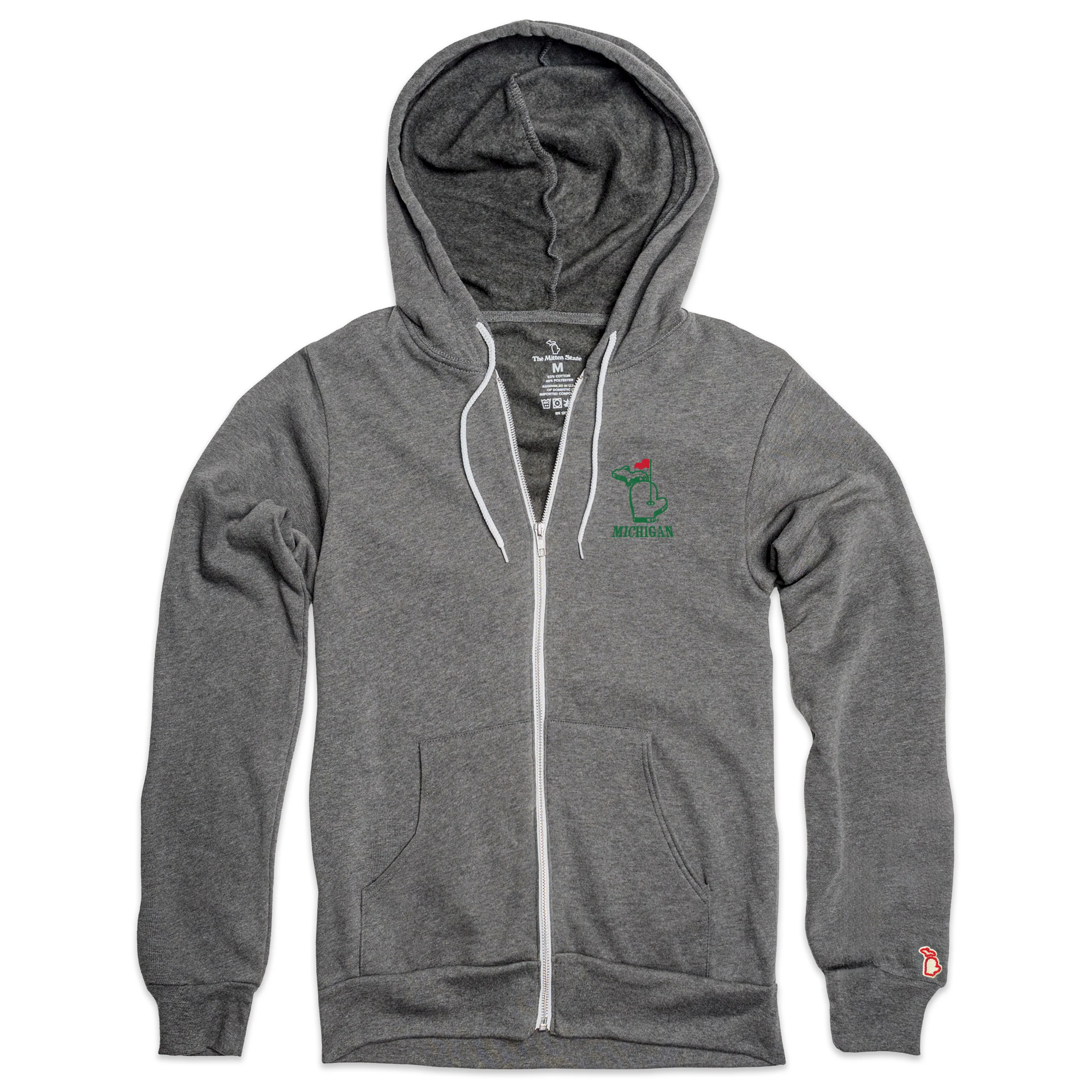 GOLF MICHIGAN ALL SEASON ZIP-UP HOODIE (UNISEX)
