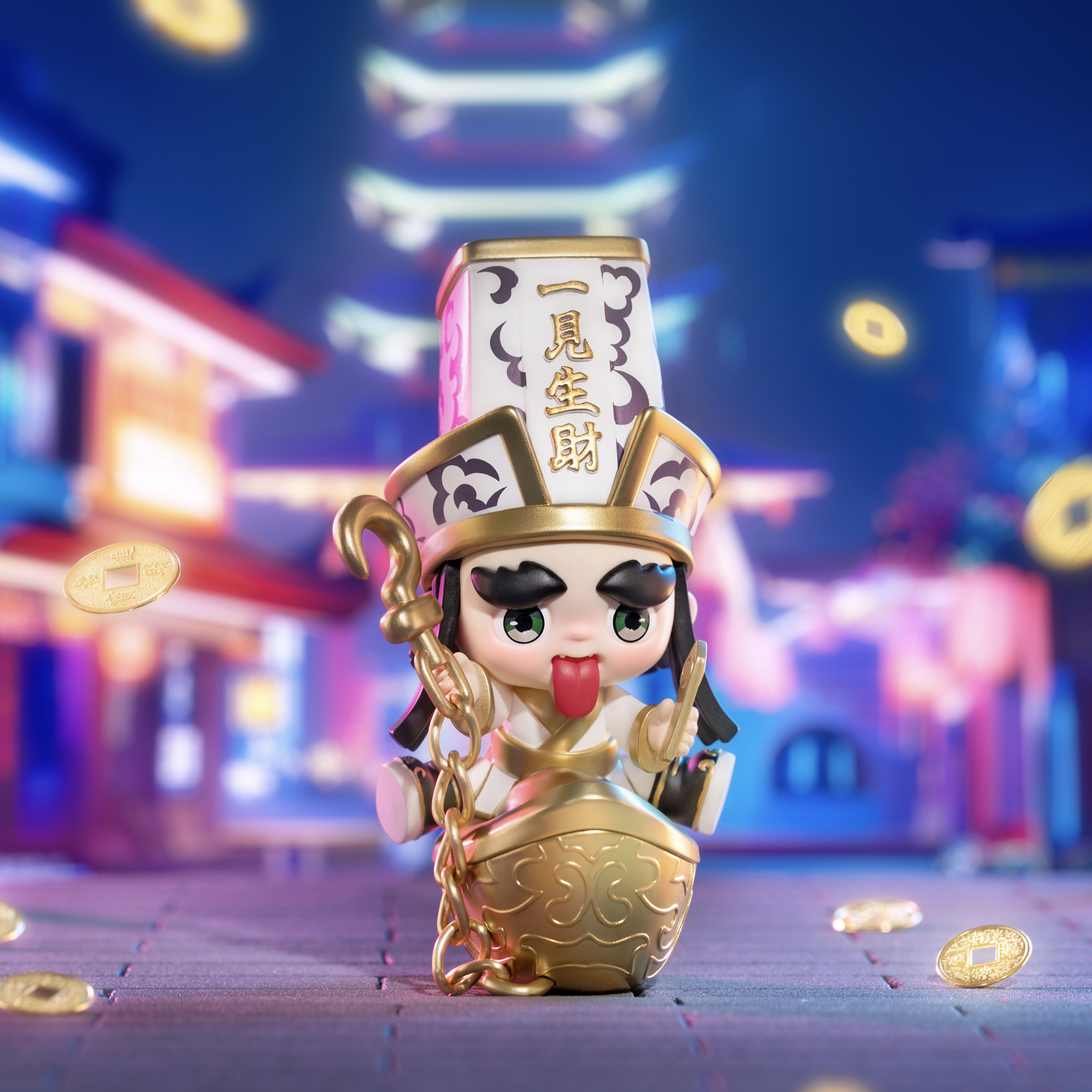 White Fortune Guide Collectible Figure