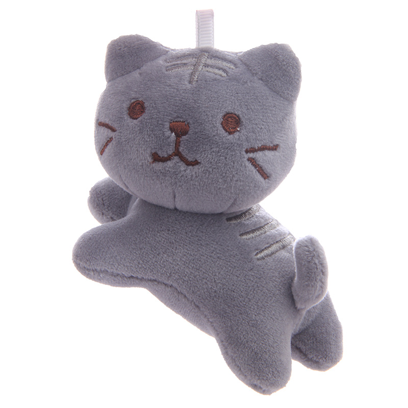 INS-Style Cartoon Cat Plush Doll: Kitten Toy & Backpack Charm
