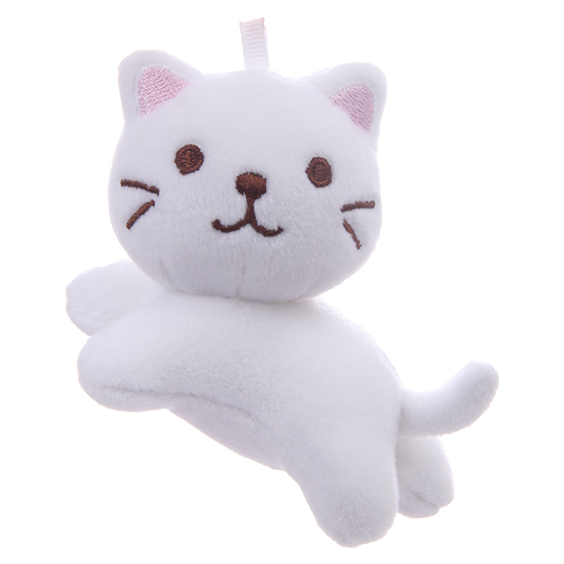 INS-Style Cartoon Cat Plush Doll: Kitten Toy & Backpack Charm