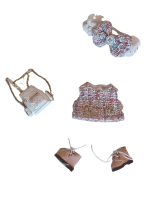 Doll Overalls, Skirts & Clothing