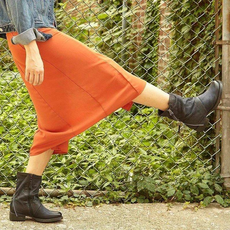 Retro Zipper Spring/Fall Ankle Boots