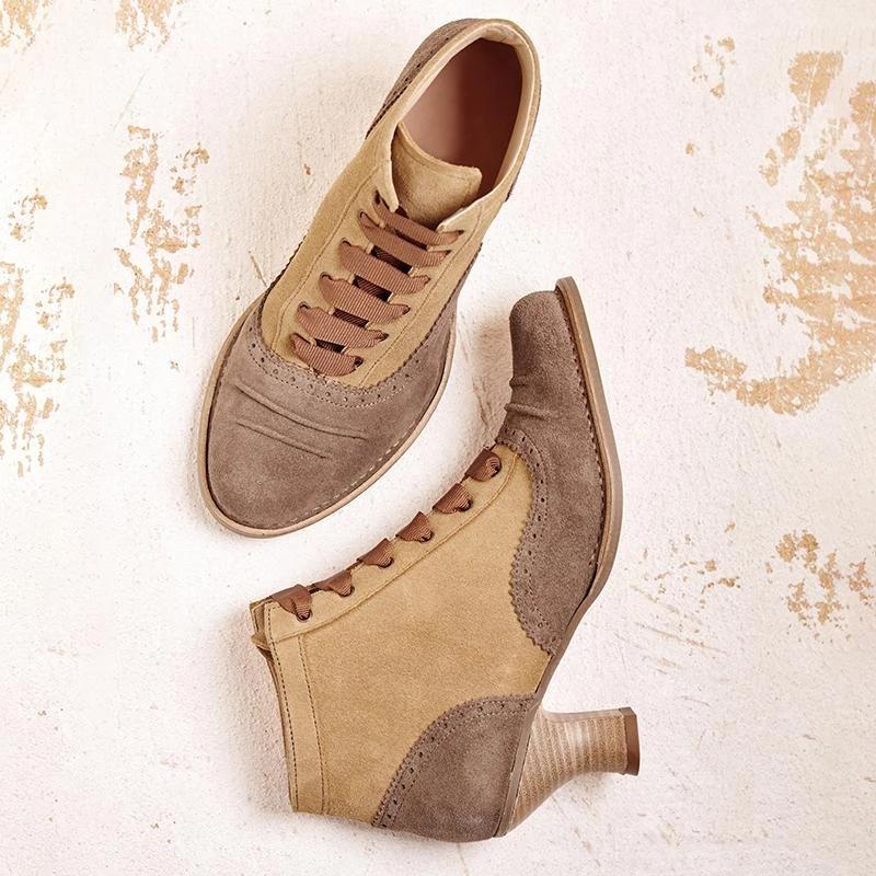 Women Stylish and Vintage Ankle Boots