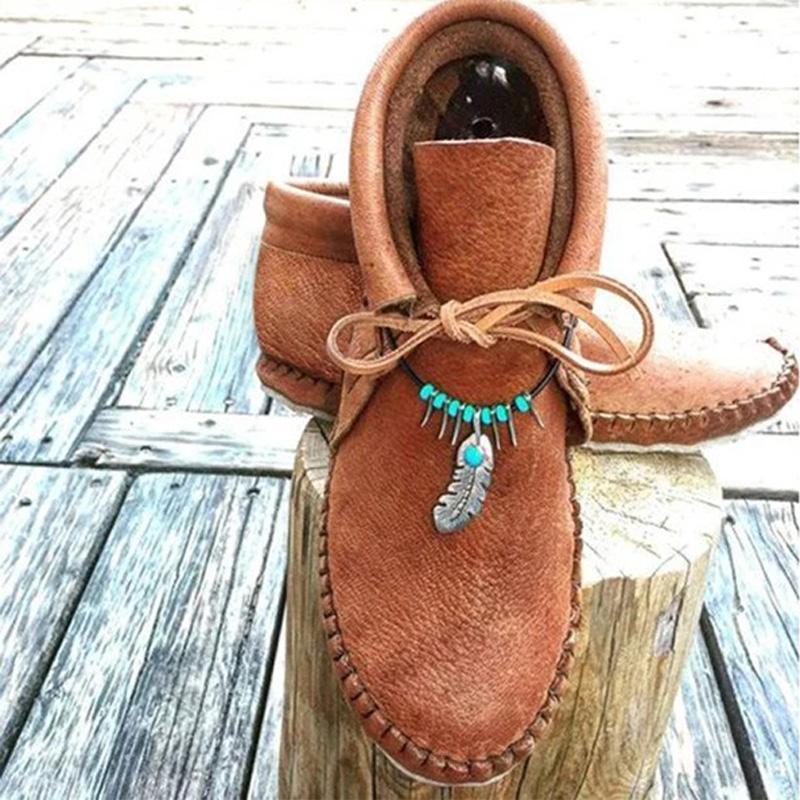 Boho Flat Heel Daily Boots