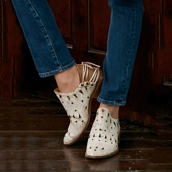 Vintage Chic Western Hollow Boots