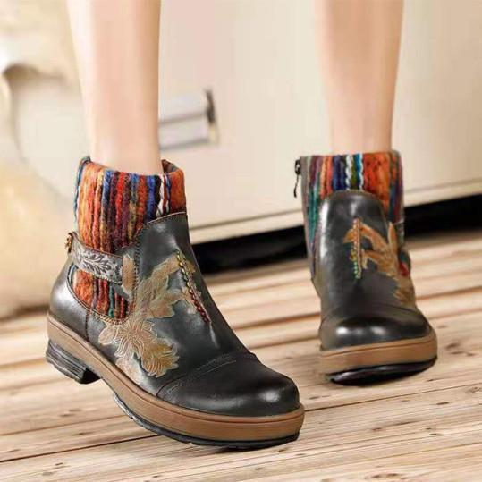 Women Low Heel Boots