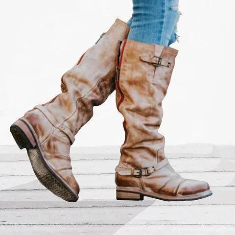 Women Vintage Plus Size Booties Casual Shoes