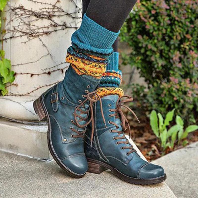 Women's Lace-Up Daily Ankle Boots