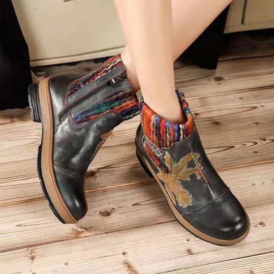 Women Low Heel Boots