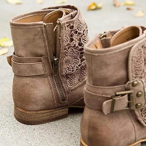 Women's Casual Lace Ankle Boots