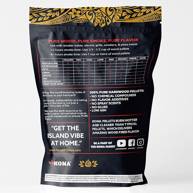 Wood Pellets All Variety Pack, Intended for Woodfire Outdoor Grill, Wood Fire Oven & Smoker（20 lb. Bag）