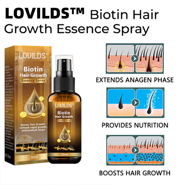 (🔥LAST DAY SALE-50% OFF) Lovilds™ Biotin Premium Hair Growth Serum
