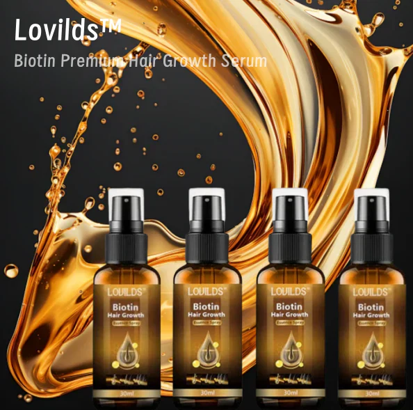 (🔥LAST DAY SALE-50% OFF) Lovilds™ Biotin Premium Hair Growth Serum