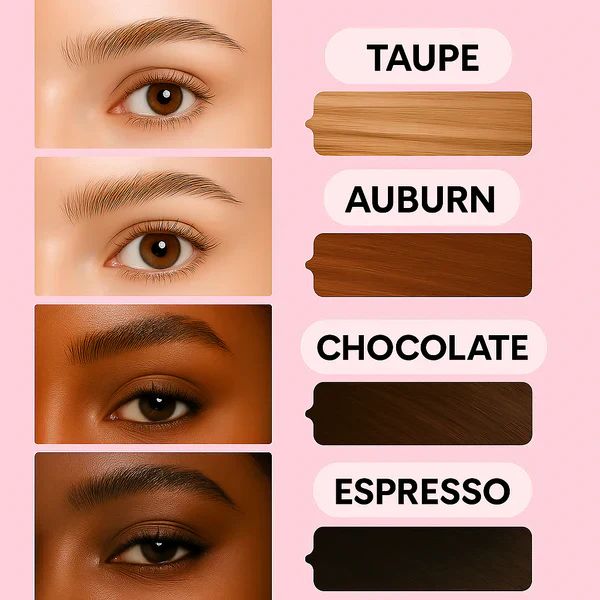 2025 popular eyebrow gel. large brush head. no smudging