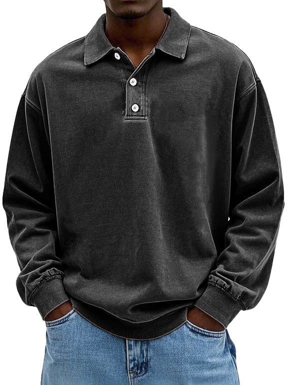 🔥Buy 2 Free Shipping🔥Men's Fashion Lapel Long Sleeve Polo Shirt