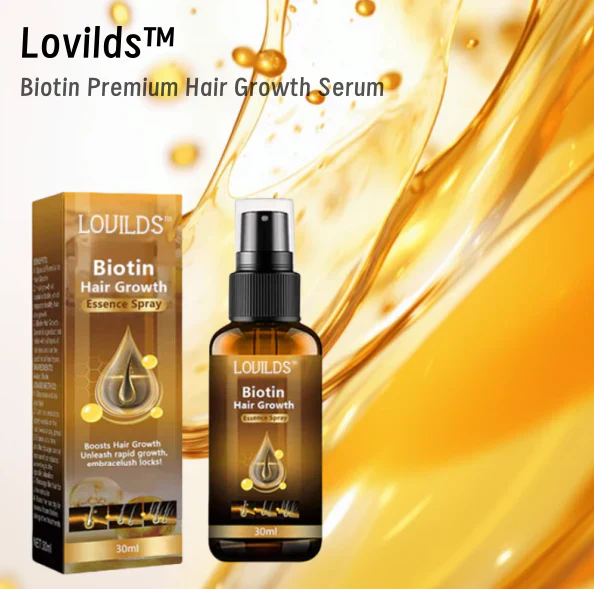 (🔥LAST DAY SALE-50% OFF) Lovilds™ Biotin Premium Hair Growth Serum