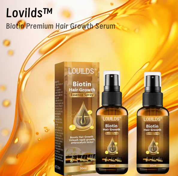 (🔥LAST DAY SALE-50% OFF) Lovilds™ Biotin Premium Hair Growth Serum
