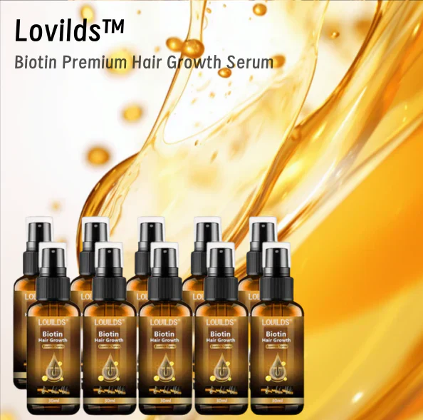 (🔥LAST DAY SALE-50% OFF) Lovilds™ Biotin Premium Hair Growth Serum