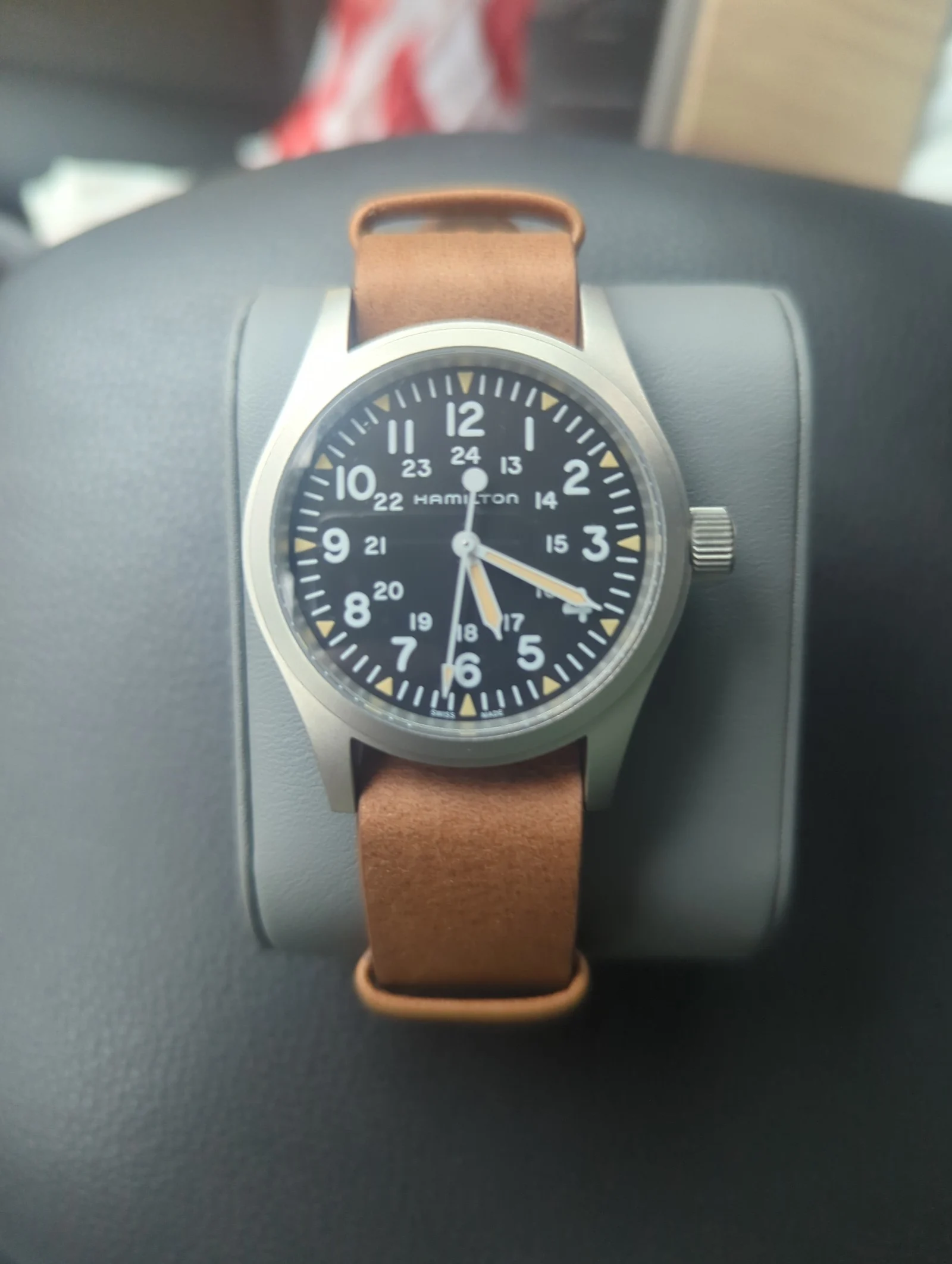 Hamilton Field Khaki Mechanical watch.