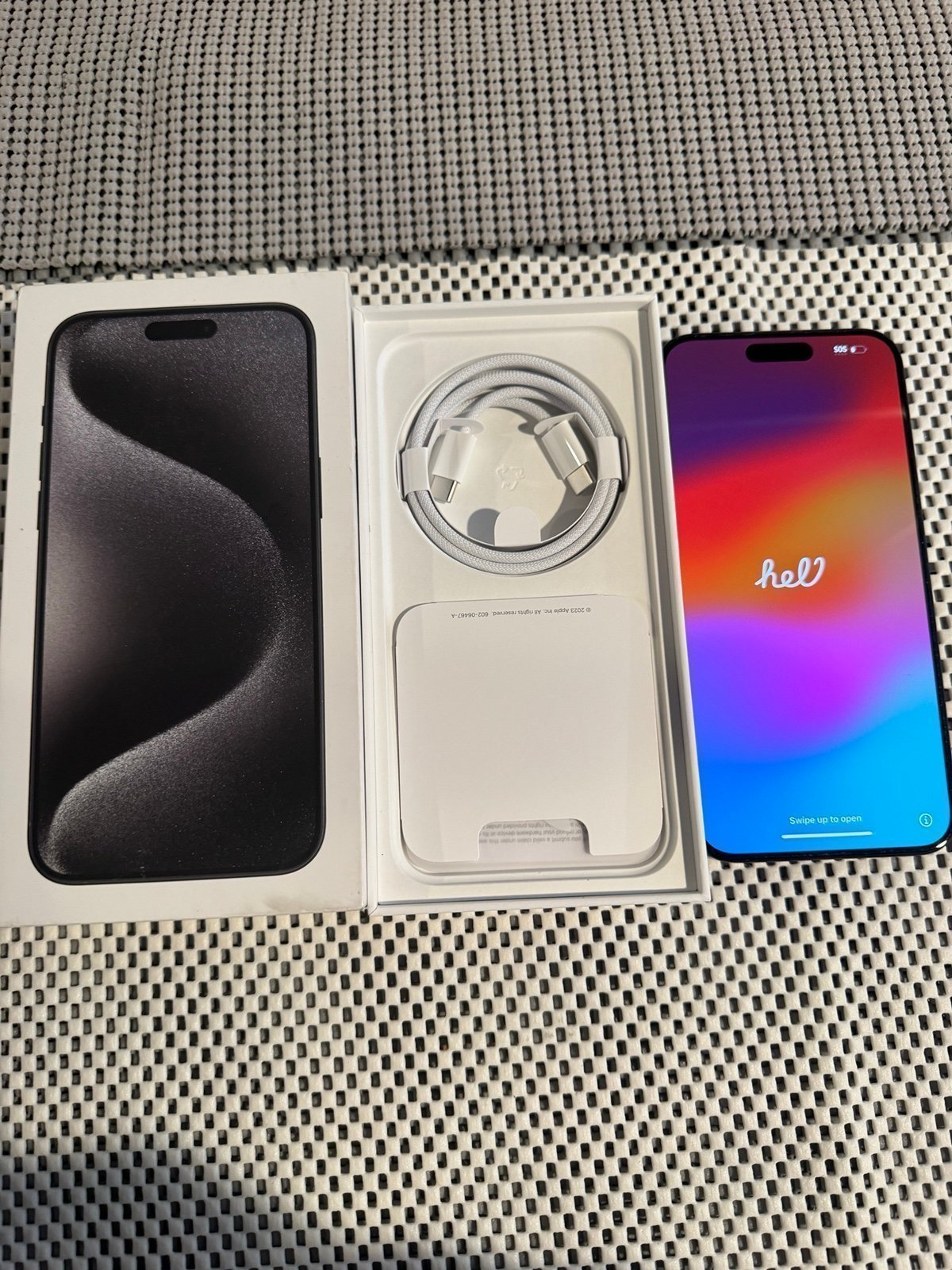 iPhone 15 Pro Max 256GB Verizon carrier only! Black New with open Box 2T59