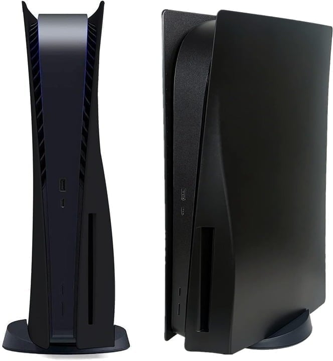 PlayStation 5 Digital Edition Back and White Skins & Dual Sense Edge controller 1S53