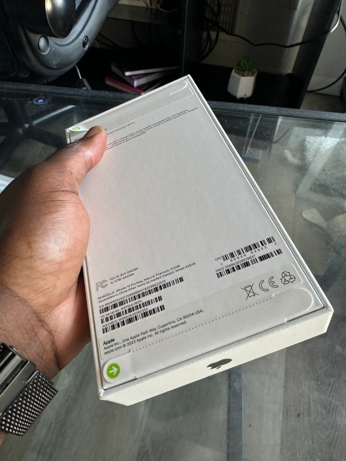 Apple iphone 15 pro max phone 512 GB 5V91