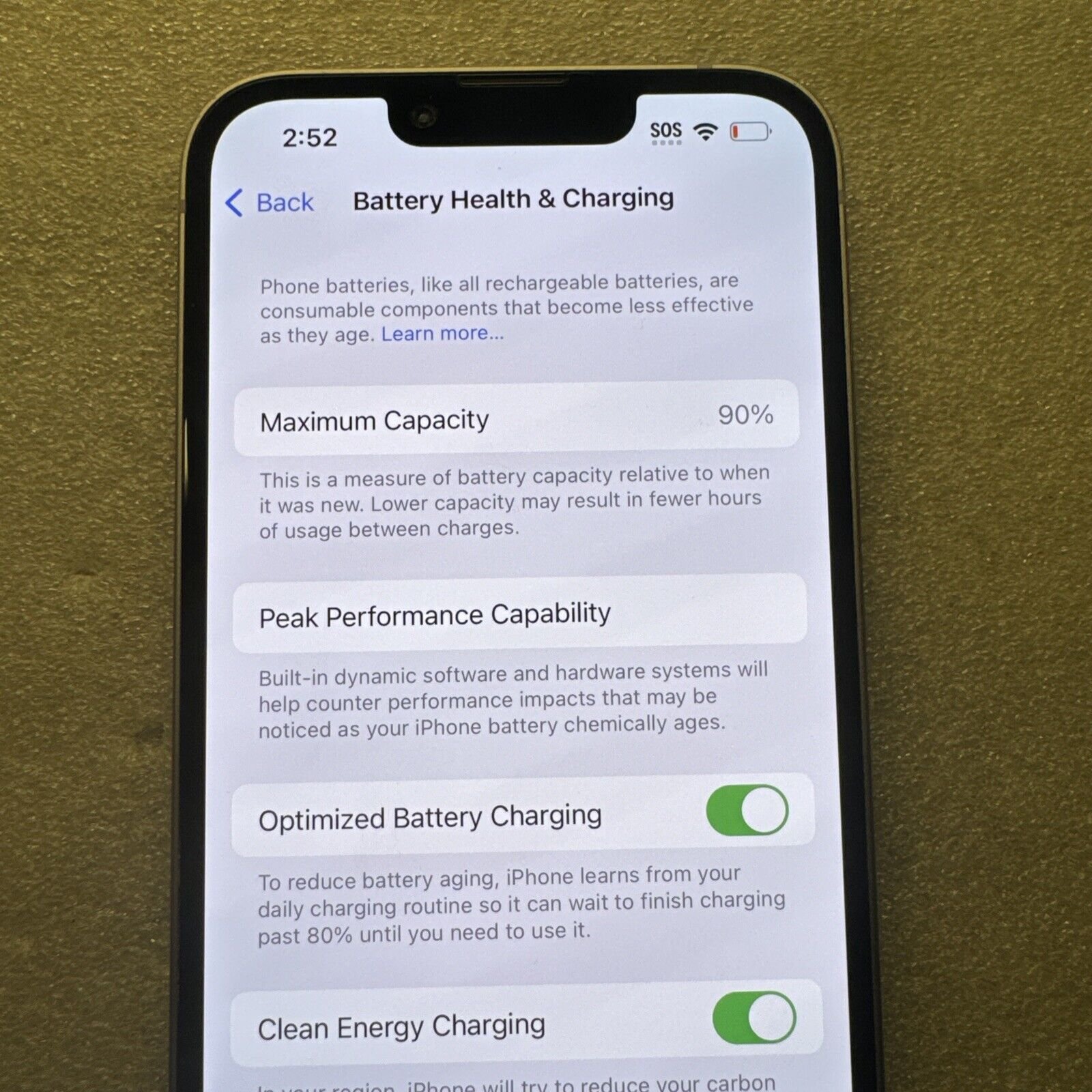 Apple iPhone 14 - 128 GB - Purple (Unlocked) (eSIM) Good Condition 1E98