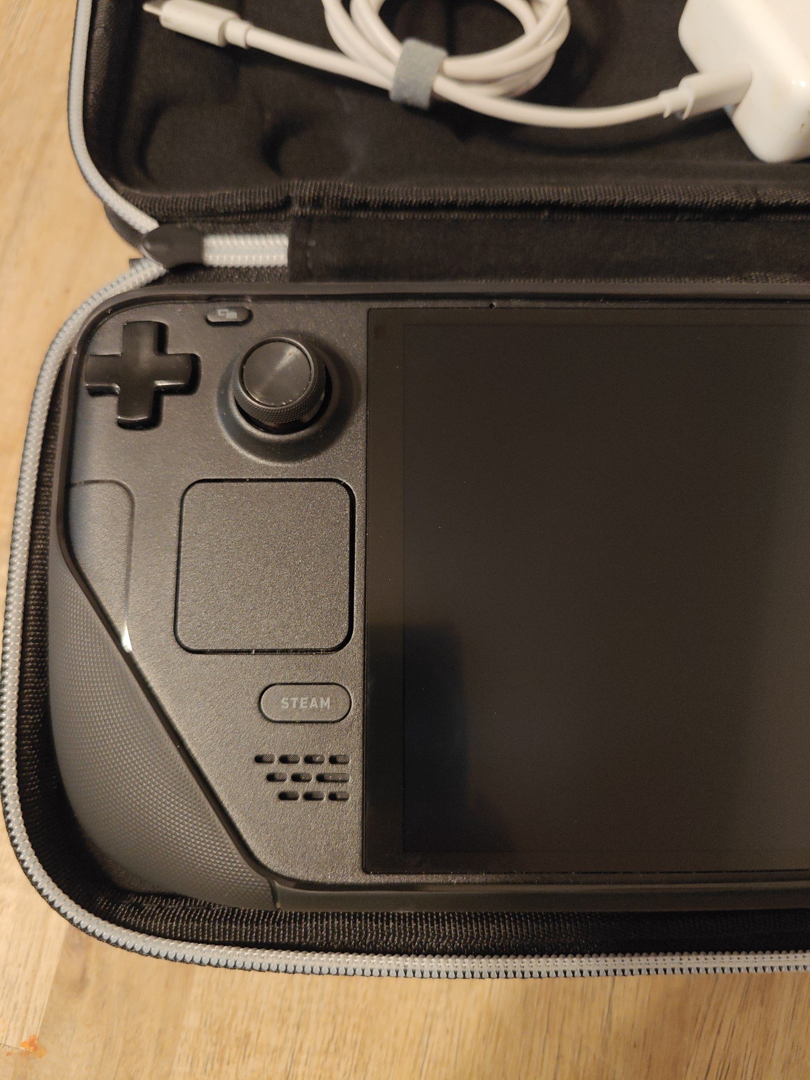 Steam Deck OLED 2TB, JSAUX mod case, 30w charger, original carrying case