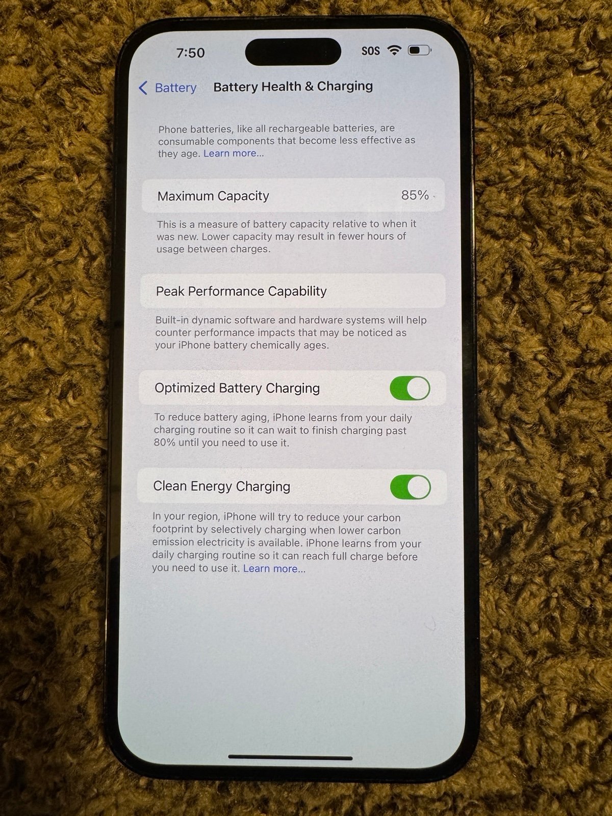 iPhone 14 Pro Max 256 GB UNLOCKED 9W19