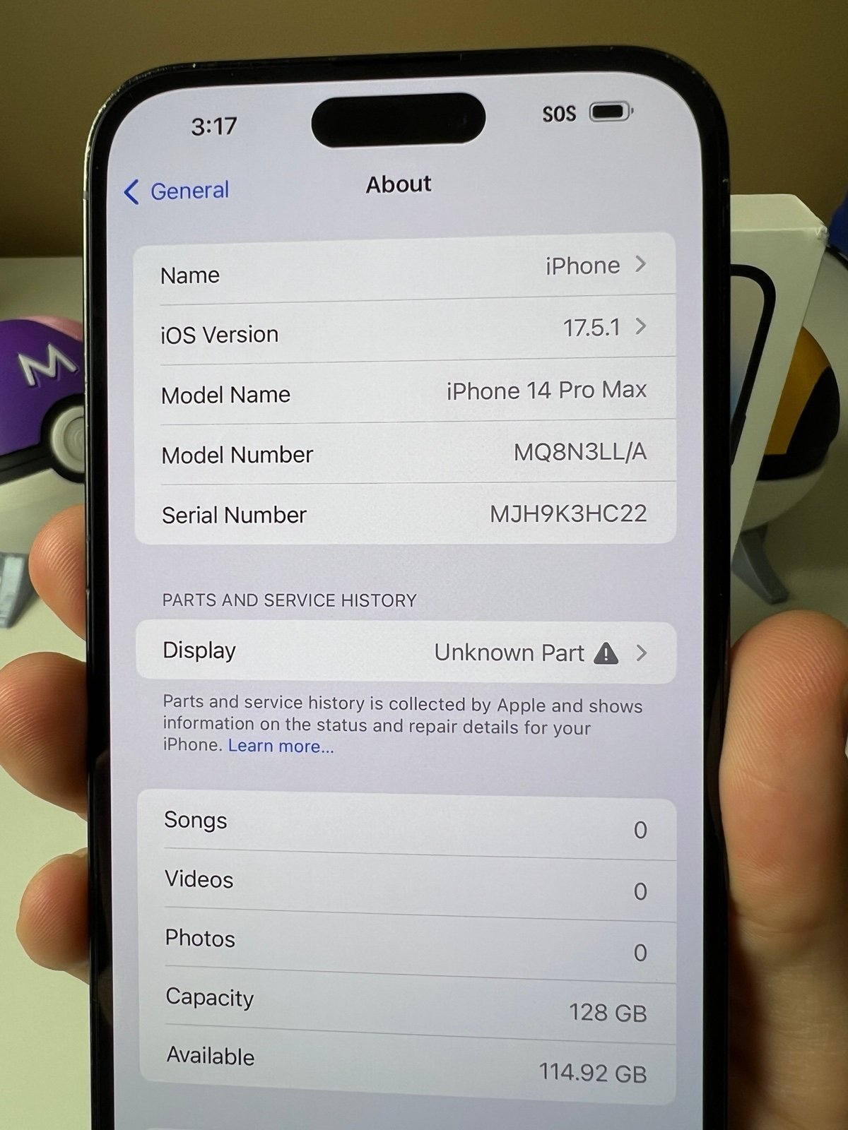 Apple iPhone 14 Pro Max 128 GB in Space Black for AT&T 6K77