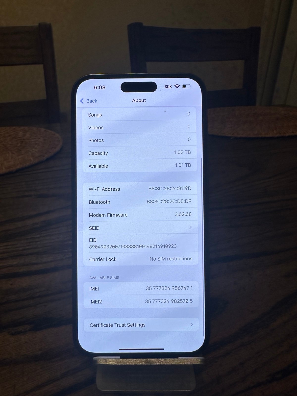 Apple iPhone 14 Pro Max 1TB Unlocked 9Z96