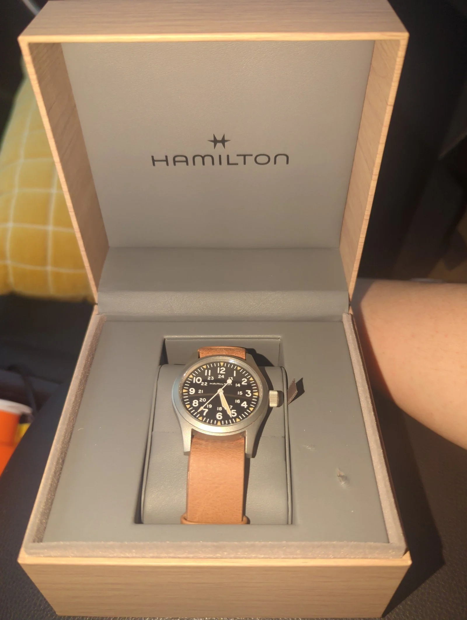 Hamilton Field Khaki Mechanical watch.