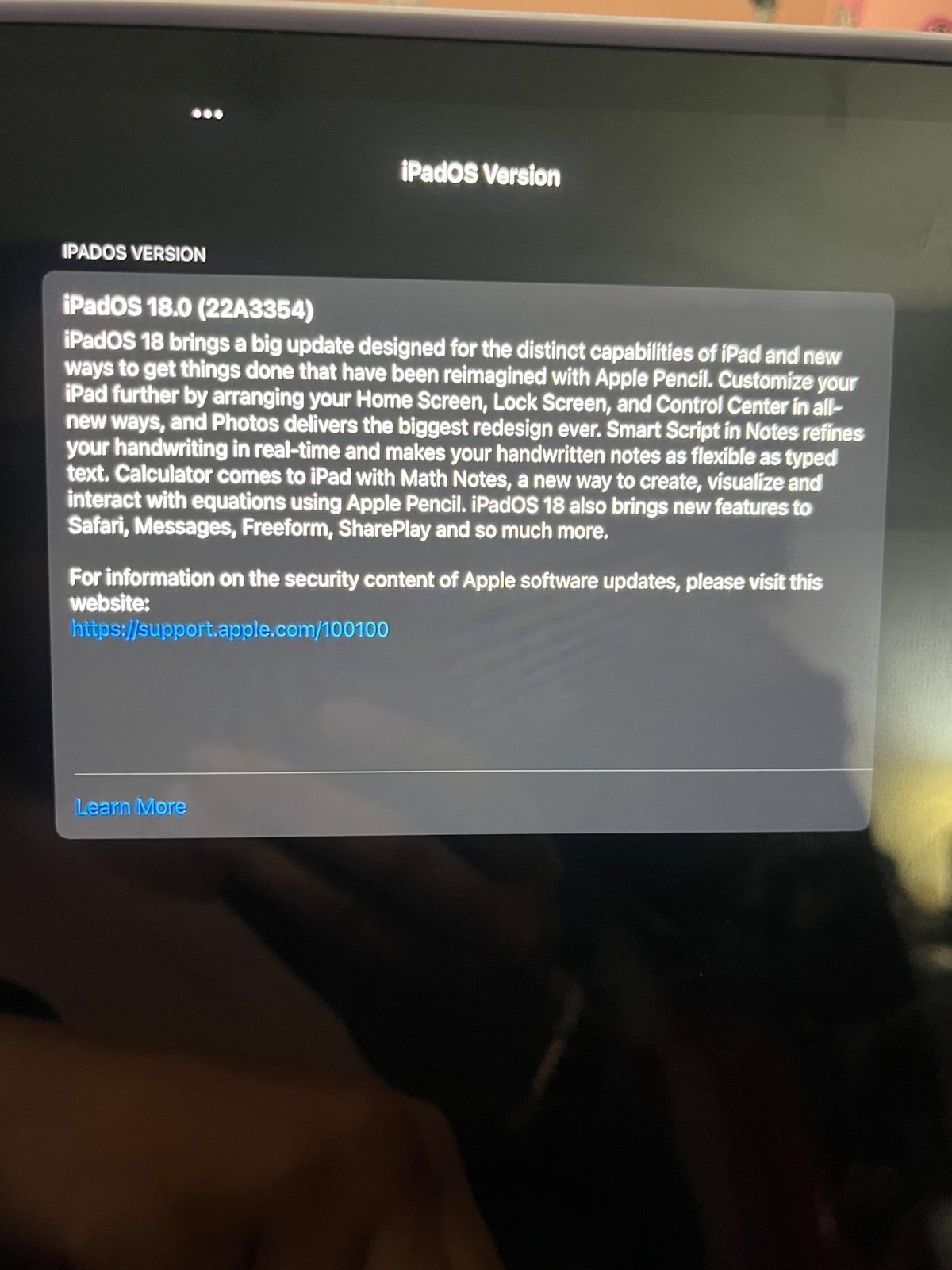 iPad Pro 12.9 inch 5th gen 1tb 6Q88