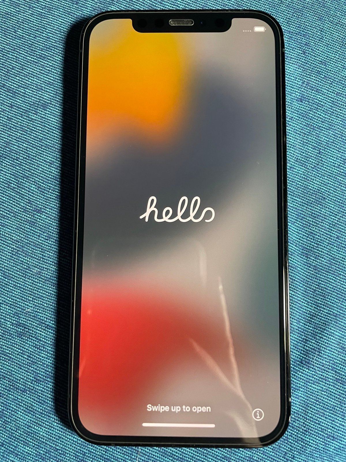 iPhone 12 Pro with Black Case 7P87