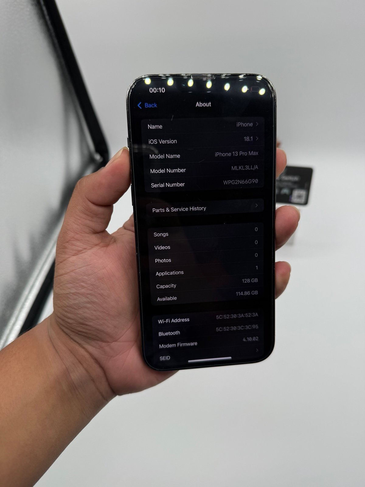 Apple Iphone 13 pro max 128gb Unlocked 1Y33