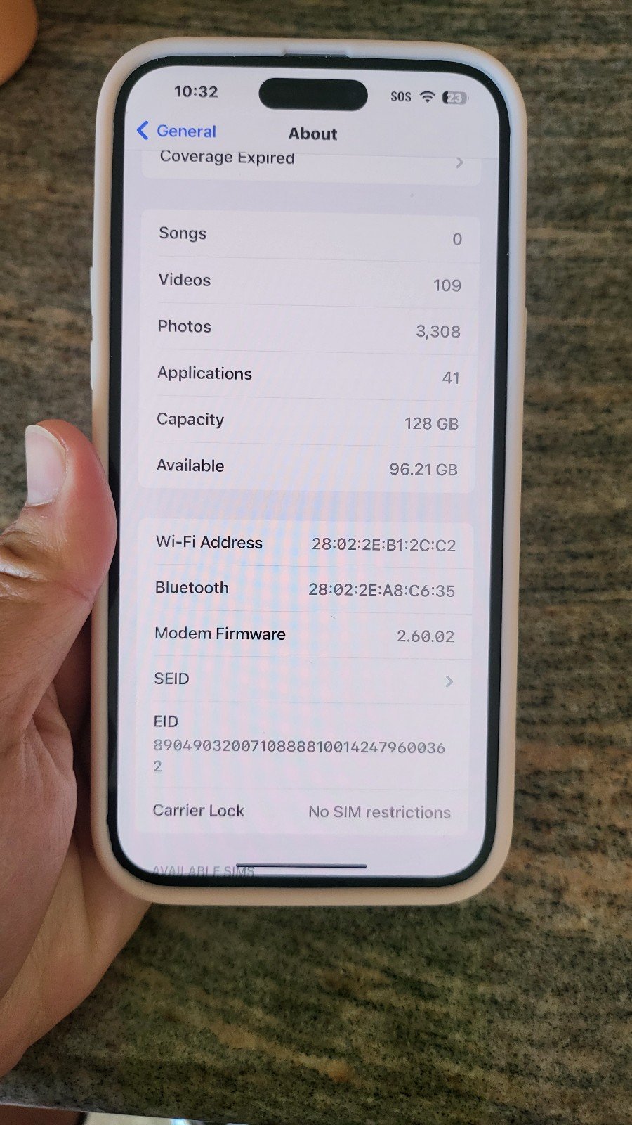 Apple iPhone 14 Pro Max 128gb Purple Unlocked 9A76