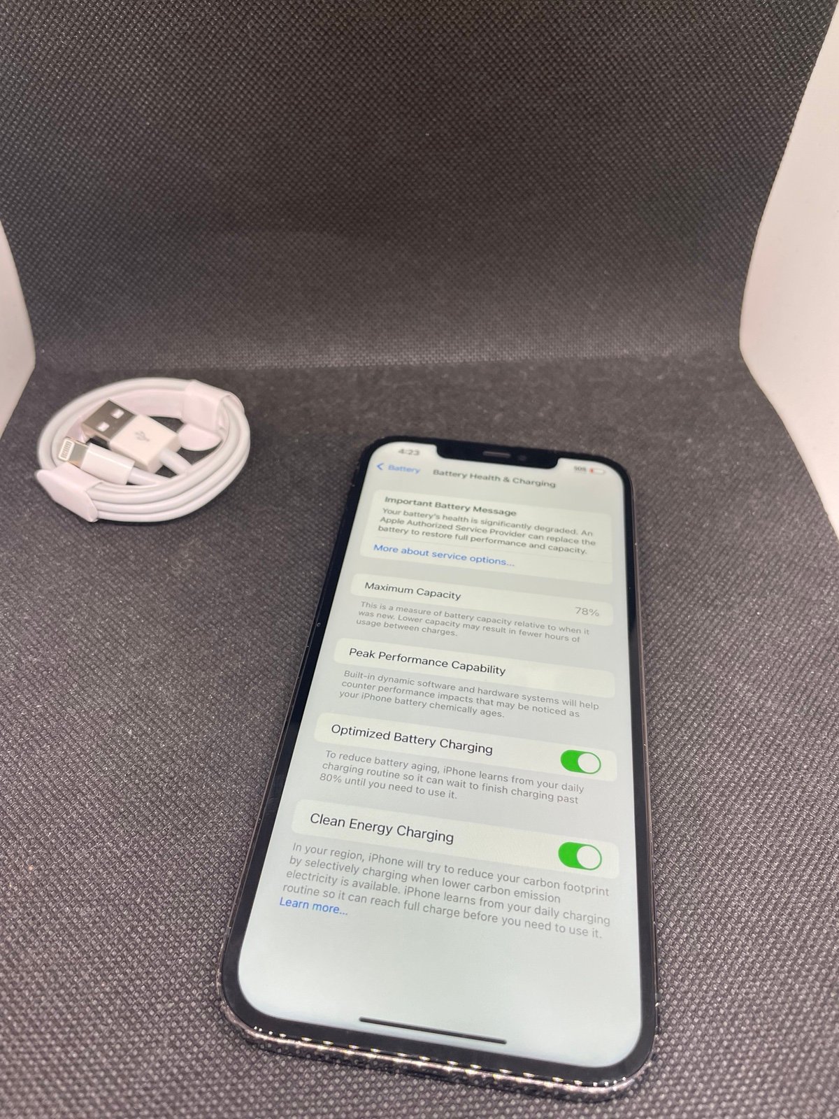 Apple iPhone 12 Pro Max 256 GB in Pacific Blue for Unlocked 2X75