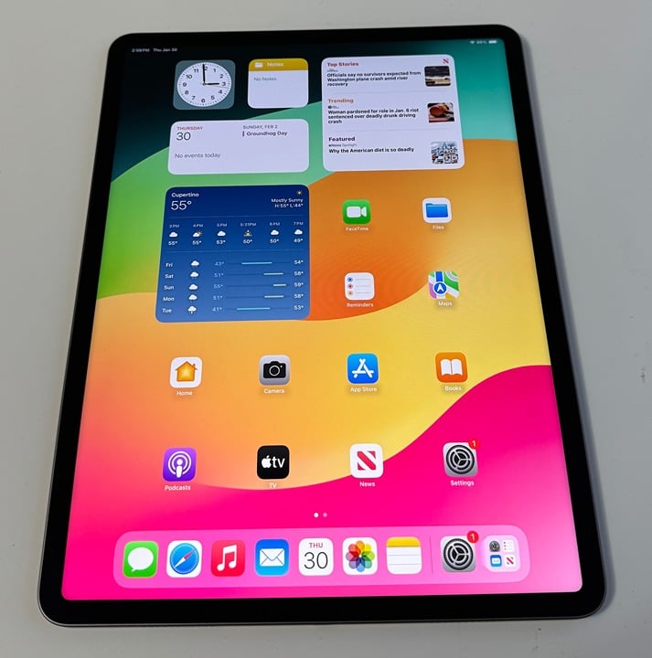 Apple iPad Pro 12.9 inch (5th Gen) - 128GB Space Gray (WiFi) A2378 - MDM 1Q17