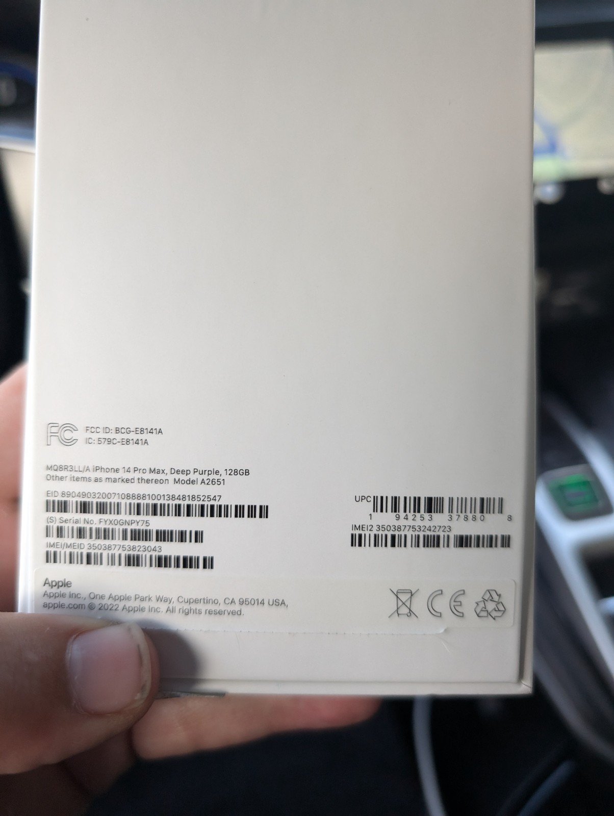 Apple iPhone 14 Pro Max 128 GB in Deep Purple for Unlocked 5P23