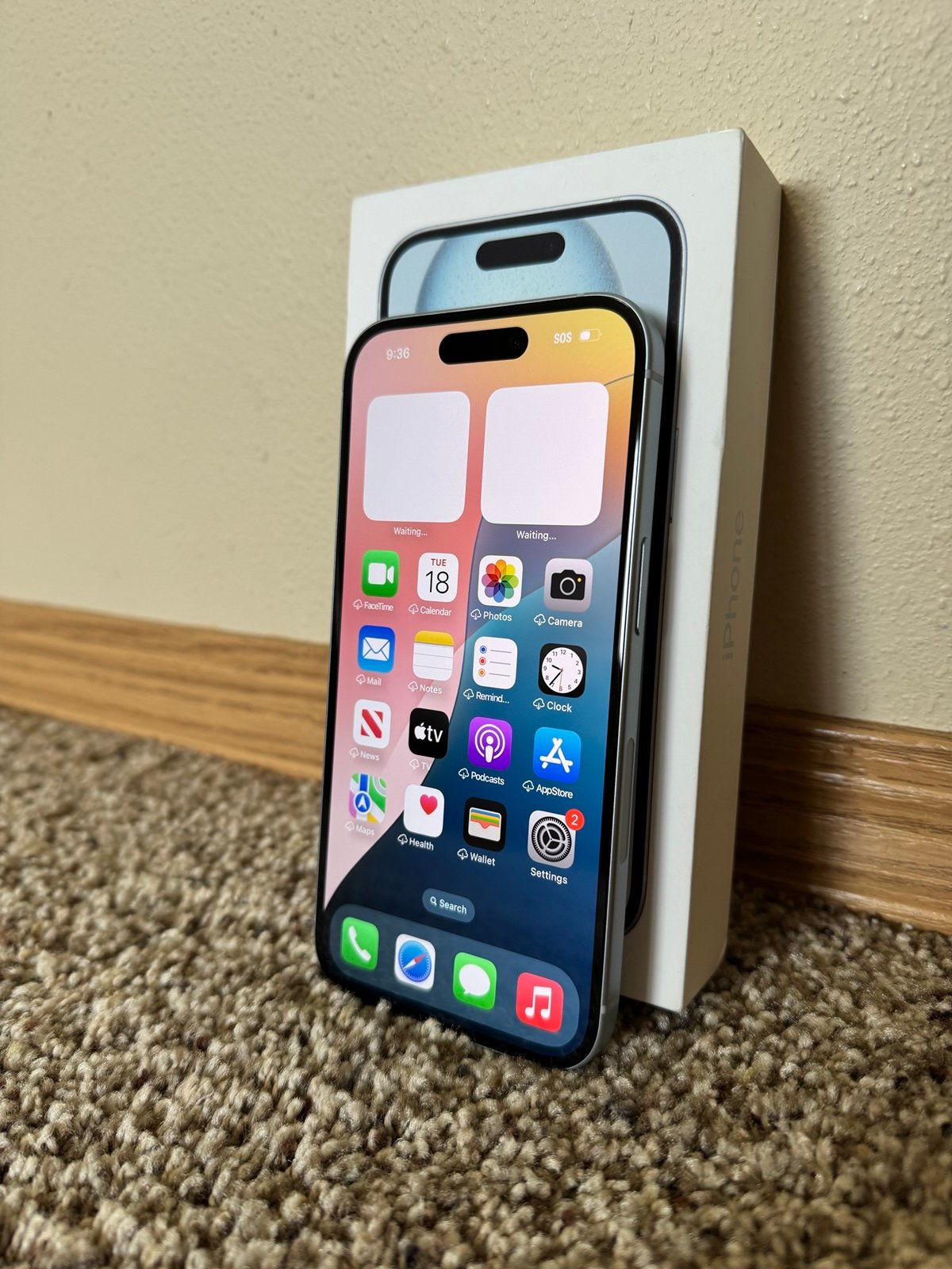 Apple iPhone 15 - 128 GB - Blue (AT&T Carrier) 7C99