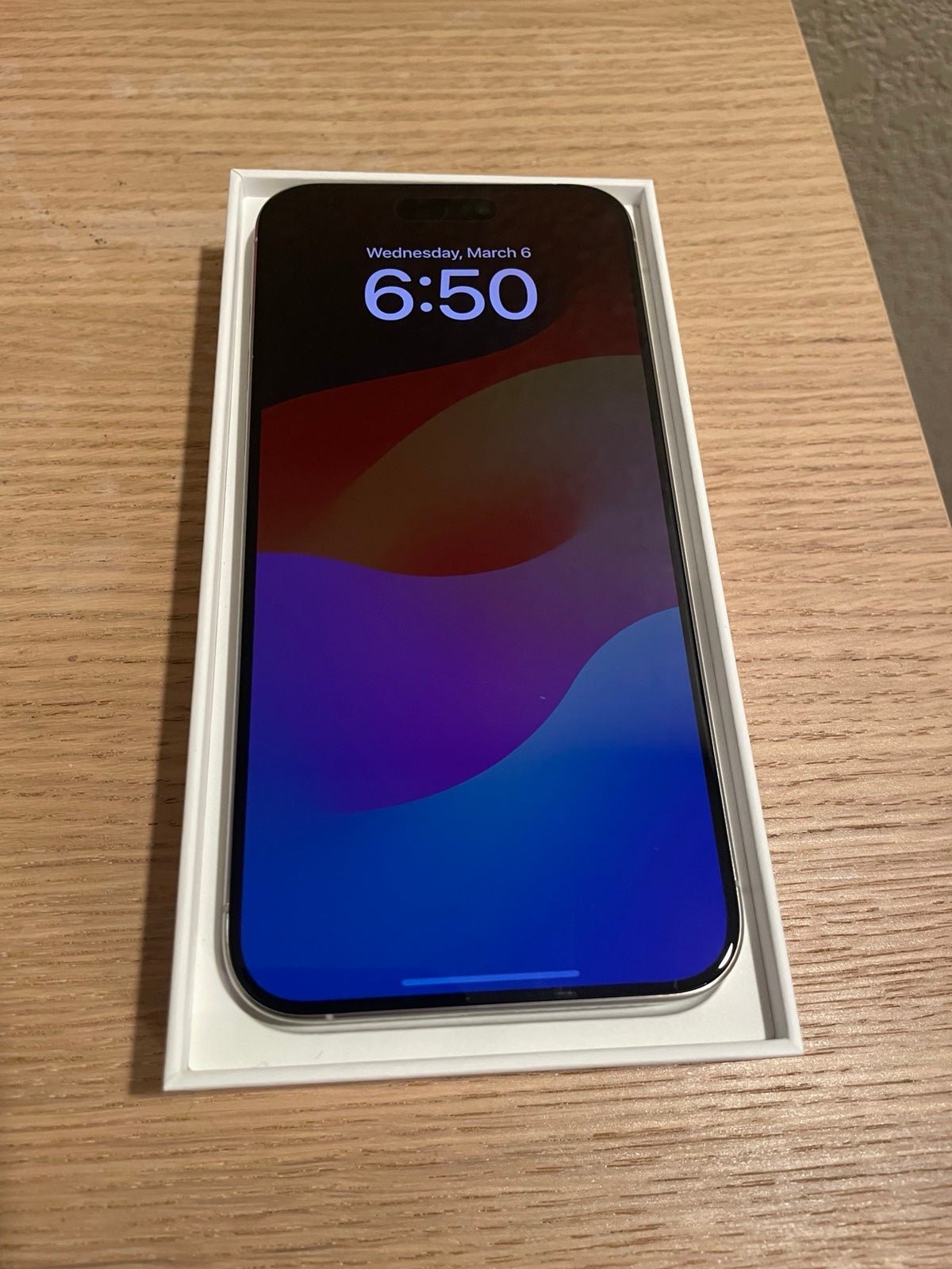 iPhone 15 Pro Max white titanium 256 GB 1X92