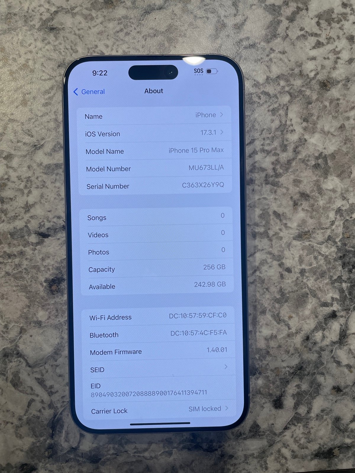 iphone 15 pro max verizon 9V86