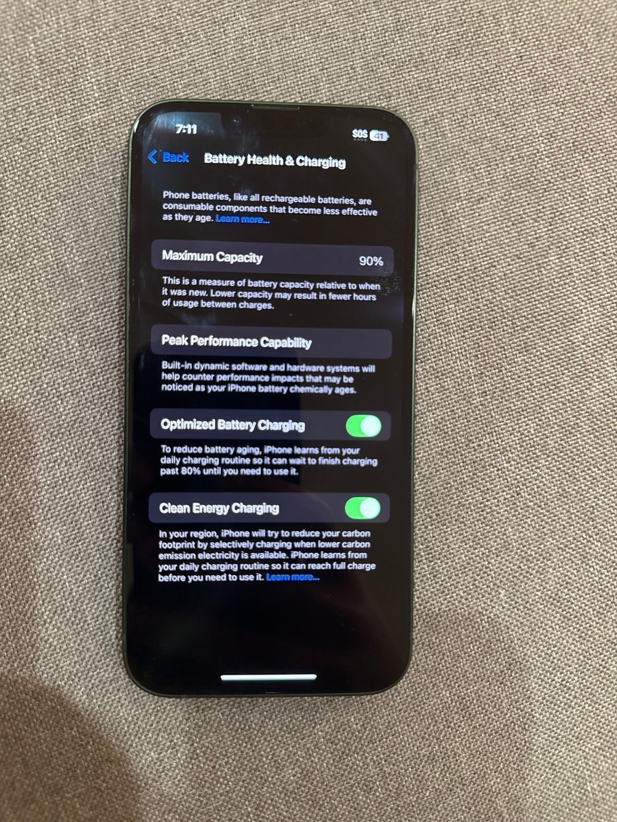 iPhone 13 128gb GREEN UNLOCKED 3V15