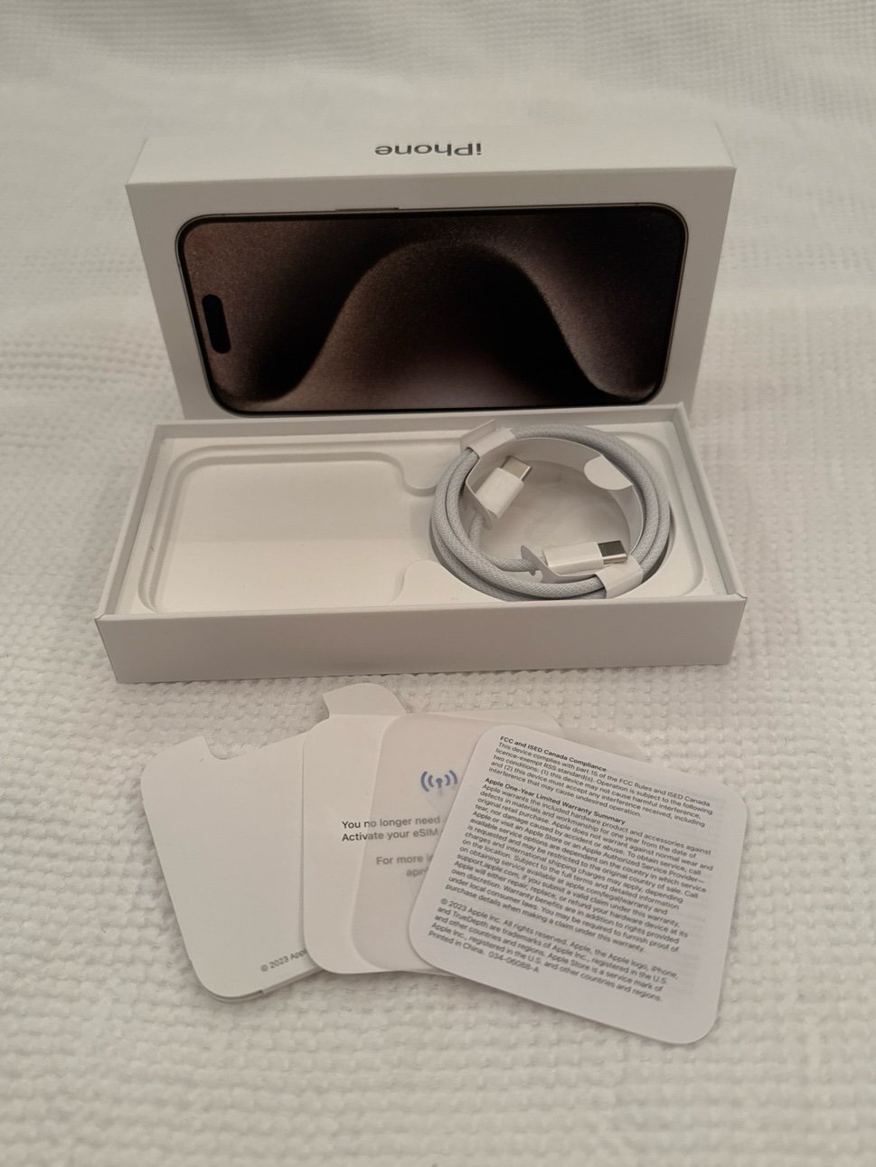 Apple iPhone 15 Pro 1TB In Natural Titanium With “No SIM Restrictions” 7C69